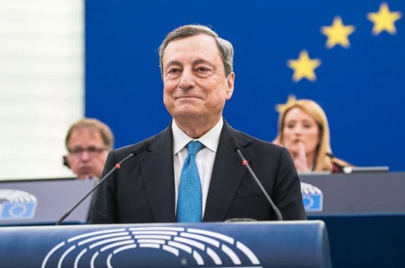 European institutional building, illustrating the Draghi report on industrial policy