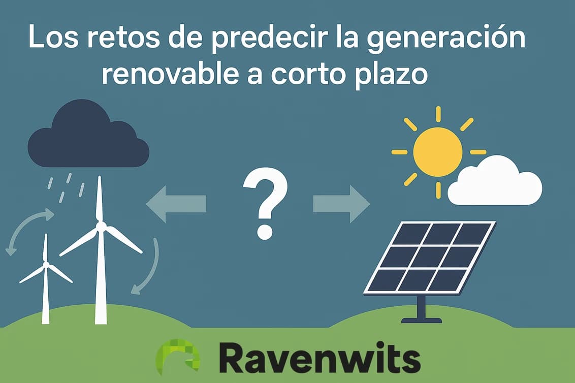 Energy forecasting data visualisation generated with artificial intelligence